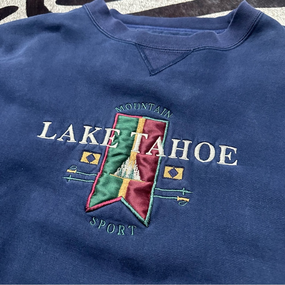 Vintage Lake Tahoe Crewneck Sweatshirt - Picture 4 of 8